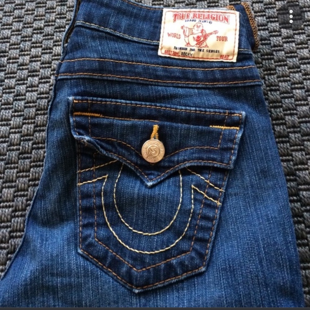 Dark blue true religion jeans